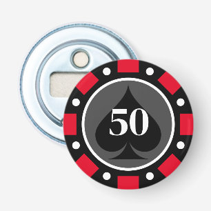 Las Vegas kasino-spelpoker chip anpassningsbar Flasköppnare