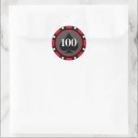 Las Vegas kasino-spelpoker chip anpassningsbar Runt Klistermärke<br><div class="desc">Las Vegas kasino-spel poker chip anpassningsbar Classic Round Sticker. Konstruktion av mynt i kasino-eleganten med spade-ikon. Anpassadet färg. Rött exempel. Anpassa med namn,  monogram,  initialer,  dollarbelopp eller turnummer. Klasstypografi. Lyxklistermärken och förseglingar. Underbar för bröllopsfest,  födelsedag,  destinationshändelse osv.</div>