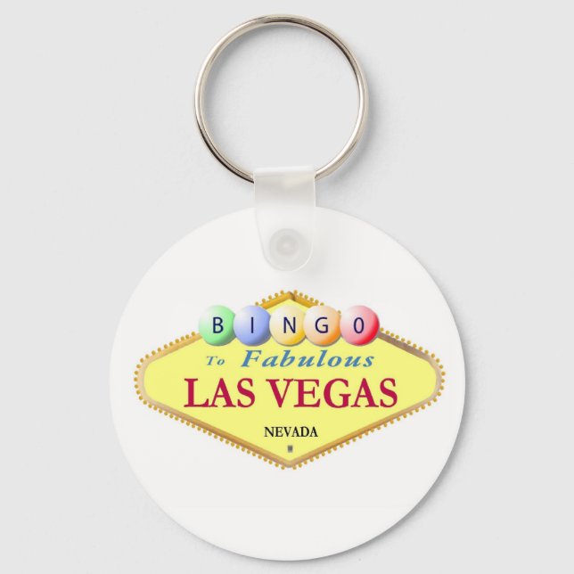 Las Vegas KeepsakKeychain Nyckelring (Framsida)