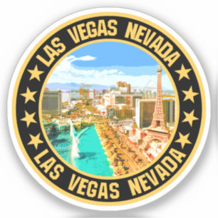 Las vegas klistermärken