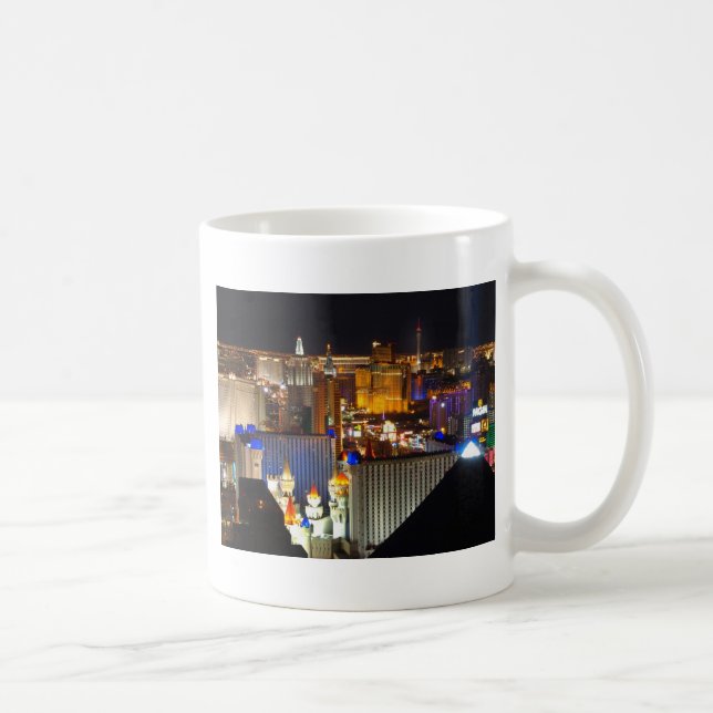 Las Vegas-kvällstid Kaffemugg (Höger)
