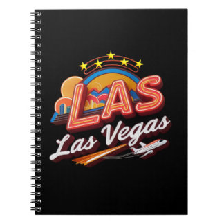 Las Vegas LAS Airport Code Notebook Anteckningsbok