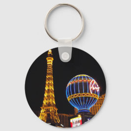 Las Vegas Las Vegas City Illuminated Night Casino Nyckelring