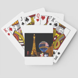 Las Vegas Las Vegas City Upplyst Natt Kasino Kortlek