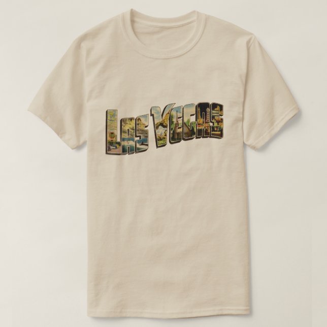 Las Vegas Letters T-Shirt (Design framsida)