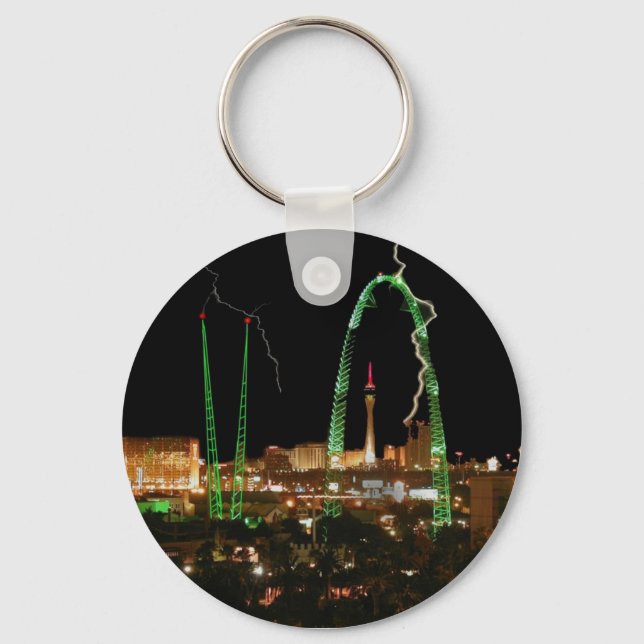 Las Vegas Lightning Keychain Nyckelring (Framsida)