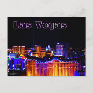 Las Vegas - ljus i Himmel Vykort