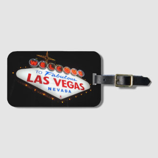 Las Vegas Luggage Tag w/Affärskort-kortplats Bagagebricka