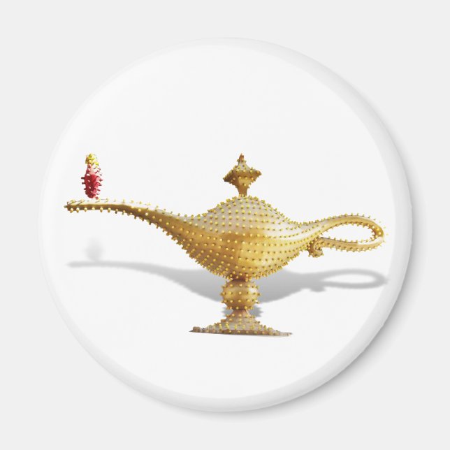 Las Vegas Magic Lamp Magnet (Framsidan)