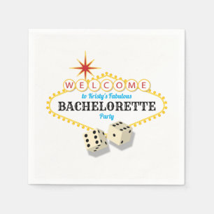 Las Vegas Marquee Bachelorette Party Pappersservett
