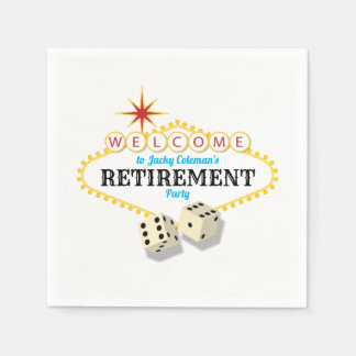 Las Vegas Marquee Pension Party Pappersservett