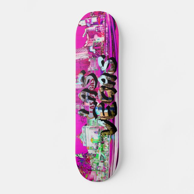 Las Vegas Mini Skateboard Bräda 18,5 Cm (Framsida)