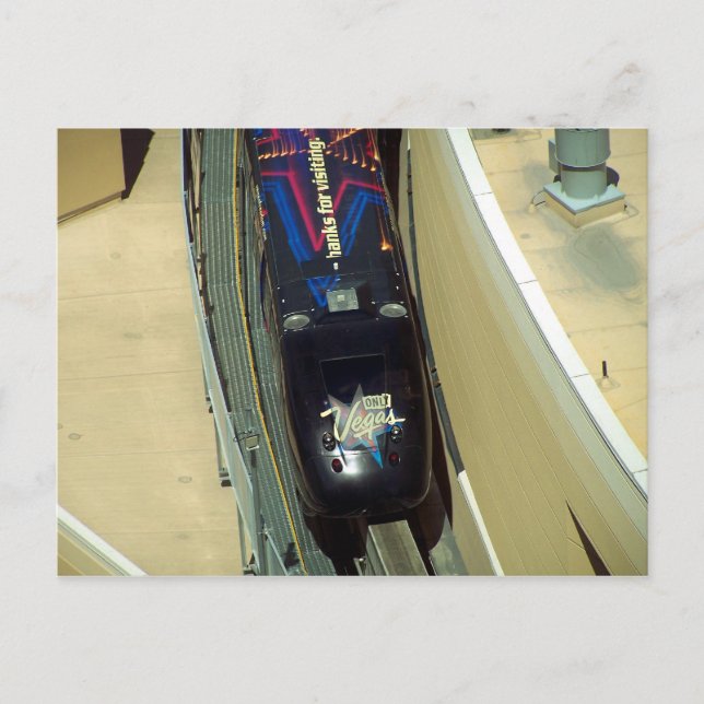 Las Vegas Monorail Vykort (Framsida)