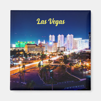 Las Vegas Natt skyline Magnet