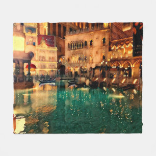 Las vegas Nätter Kasino Original Abstrakt Konst Fleecefilt