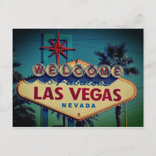 Las Vegas Neon Sign Vykort