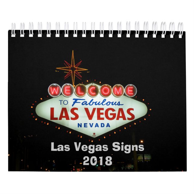 Las Vegas Neon Signs Kalender (Omslag)