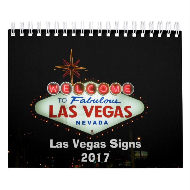 Las Vegas Neon Signs Kalender (Omslag)