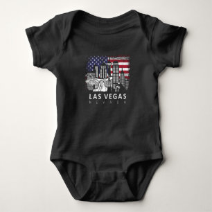 Las Vegas Nevada American Flagga T Shirt