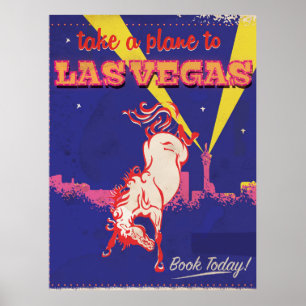 Las Vegas, Nevada-återreseaffisch. Poster