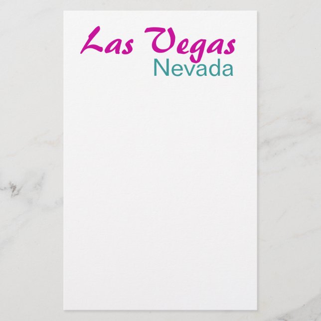 Las Vegas Nevada Brevpapper (Framsida)