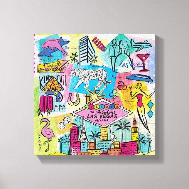 Las Vegas, Nevada Canvastryck (Framsida)