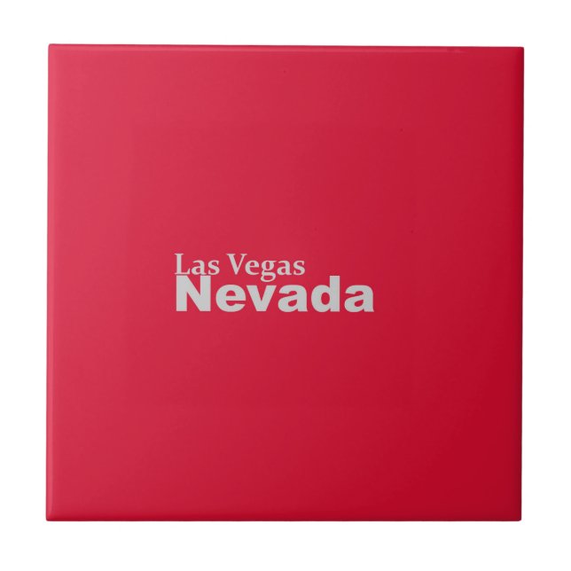 Las Vegas, Nevada Ceramic Tile Kakelplatta (Framsidan)