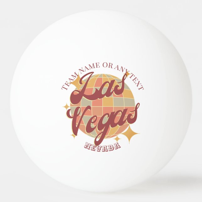 Las Vegas Nevada City bord tennis Pingisboll (Framsidan)