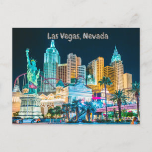 Las Vegas Nevada City Postcard Vykort