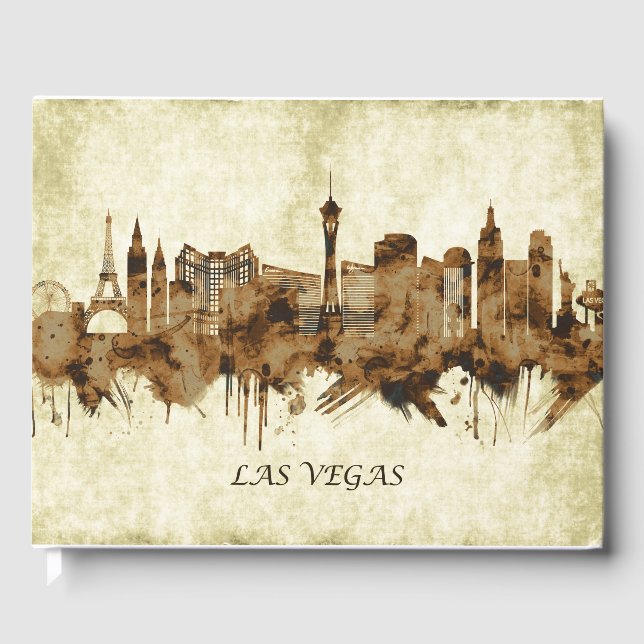 Las Vegas Nevada Cityscape Gästböcker (Framsida)