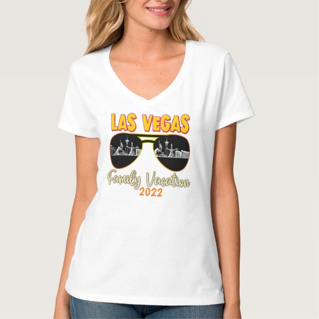 Las Vegas Nevada Family Vacation Matching 2022  T Shirt (Framsida)