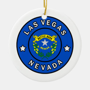 Las Vegas Nevada Julgransprydnad Keramik