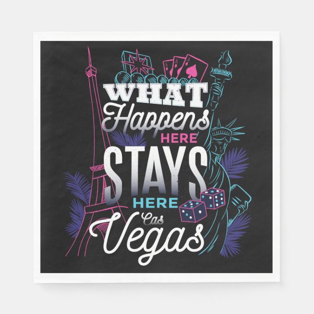 Las Vegas, Nevada, Kasino, Bröllop, Födelsedag, US Pappersservett (Framsidan)