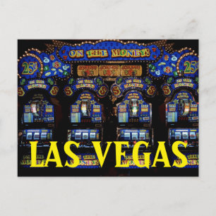 LAS VEGAS Nevada-kortplats Maskiner resa Vykort