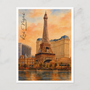 Las Vegas, Nevada Livlig USA-resa Helg Vykort