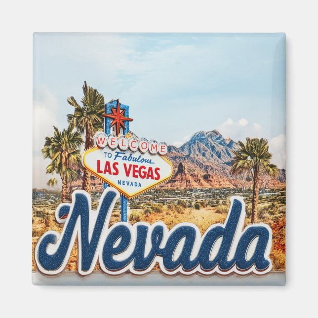 Las Vegas Nevada  Magnet (Framsidan)