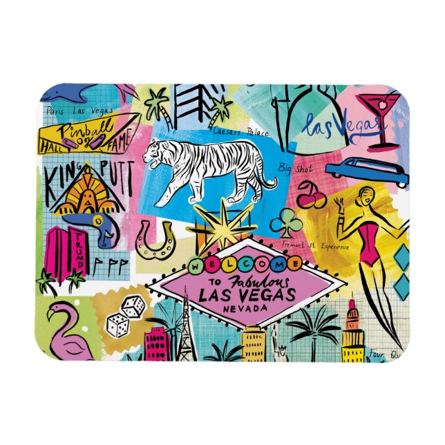 Las Vegas, Nevada Magnet (Horisontell)