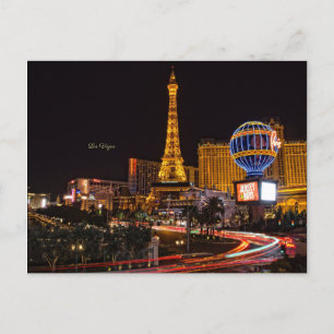 Las Vegas, Nevada neon ljus Vykort
