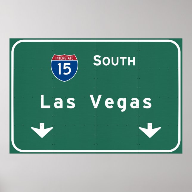 Las Vegas Nevada nv Interstate Highway Freeway : Poster (Framsidan)