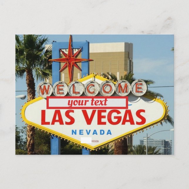 Las Vegas, Nevada | Panorama vykort (Framsida)