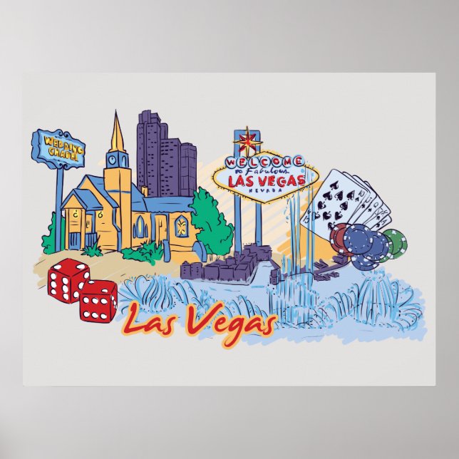 Las Vegas, Nevada Poster (Framsidan)