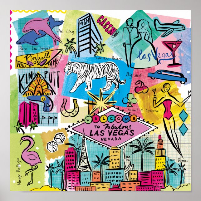 Las Vegas, Nevada Poster (Framsidan)