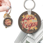 Las Vegas Nevada Retro Vintage Party Nyckelring<br><div class="desc">Las Vegas Nevada Retro Vintage Design med ett disco boll i ljusbrun,  rosa och ljusblå nyanser. Den här vackra nyckelkedjan är en perfekt,  en souvenir eller ett mode-objekt för boende i Las Vegas City,  besökare,  turister eller fläkt.</div>