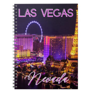 Las Vegas Nevada Skyline Anteckningsbok