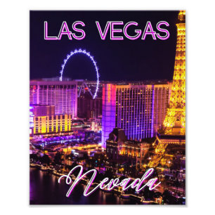 Las Vegas Nevada Skyline Fototryck