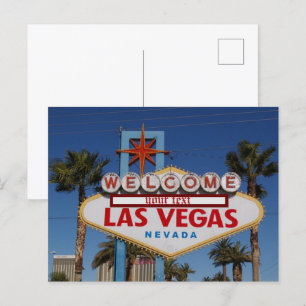 Las Vegas, Nevada Skyline Postcard Vykort