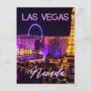 Las Vegas Nevada Skyline Vykort