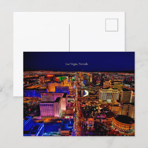Las Vegas, Nevada skyline Vykort