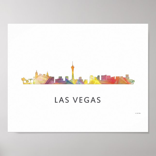 LAS VEGAS, NEVADA SKYLINE WB1 - POSTER (Framsidan)