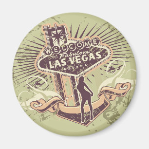 Las Vegas Nevada Tshirts och gåvor Magnet